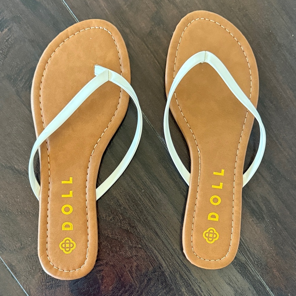Doll Swimwear Brown and Cream Women's Sandals